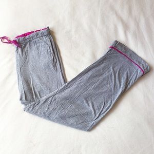 Y2k grey and pink pajama pants from DKNY